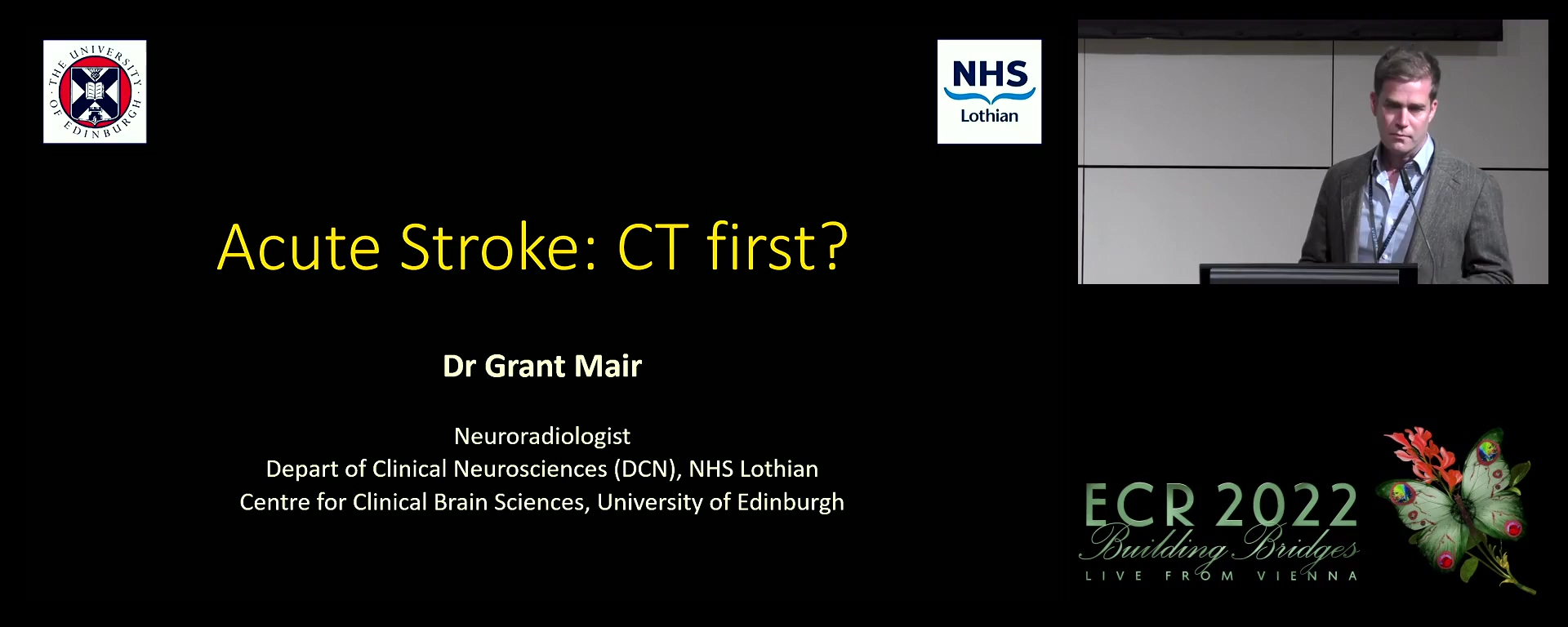 Acute stroke: CT first? - Grant Mair, Edinburgh / UK