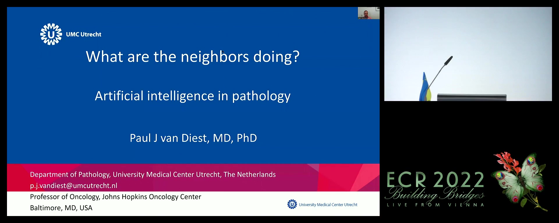 What do the neighbours do and how can we collaborate: machine learning in pathology - Paul J. van Diest, Utrecht / NL