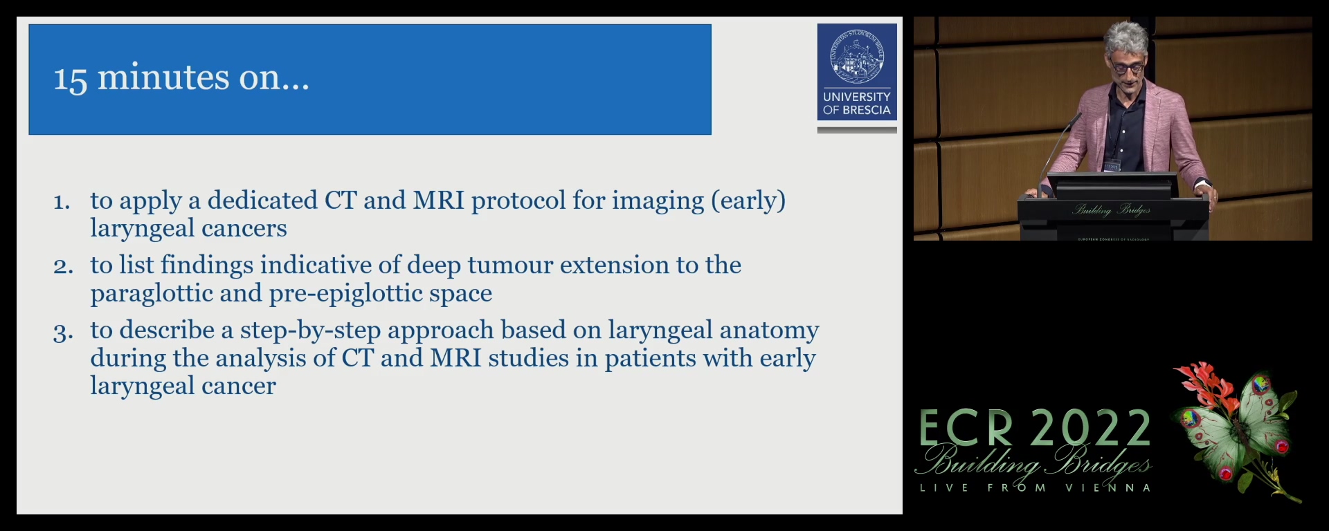Imaging checklist for treatment planning in early laryngeal cancers - Davide Farina, Brescia / IT