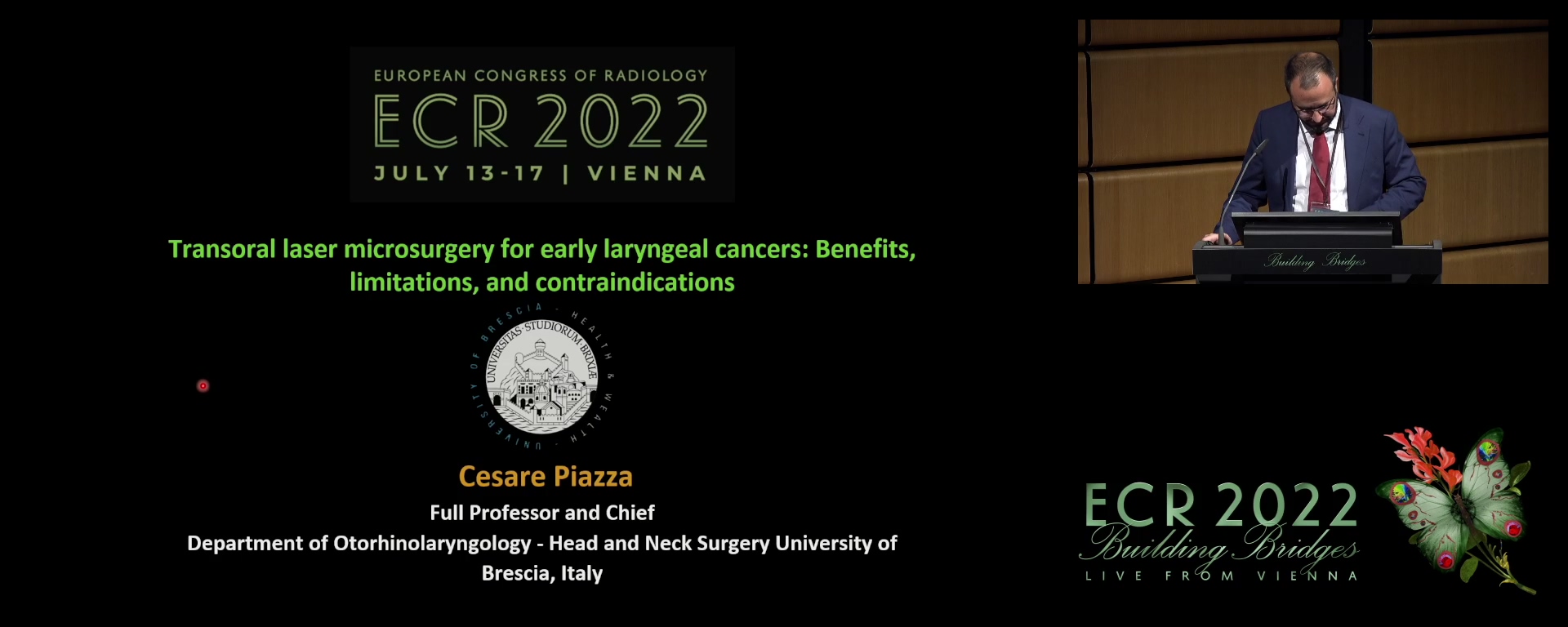 Transoral microsurgery in early laryngeal cancers: benefits, limitations, and contraindications - Cesare Piazza, Brescia / IT