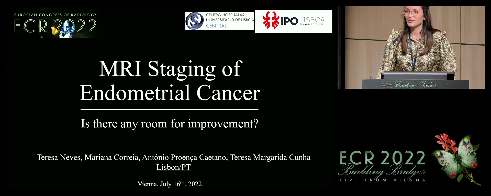 MRI staging of endometrial cancer: is there any room for improvement? - Teresa Neves, Lisbon / PT