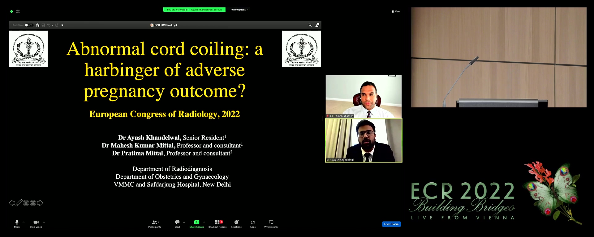 Abnormal cord coiling: a harbinger of adverse pregnancy outcome? - Ayush Khandelwal, Jaipur / IN