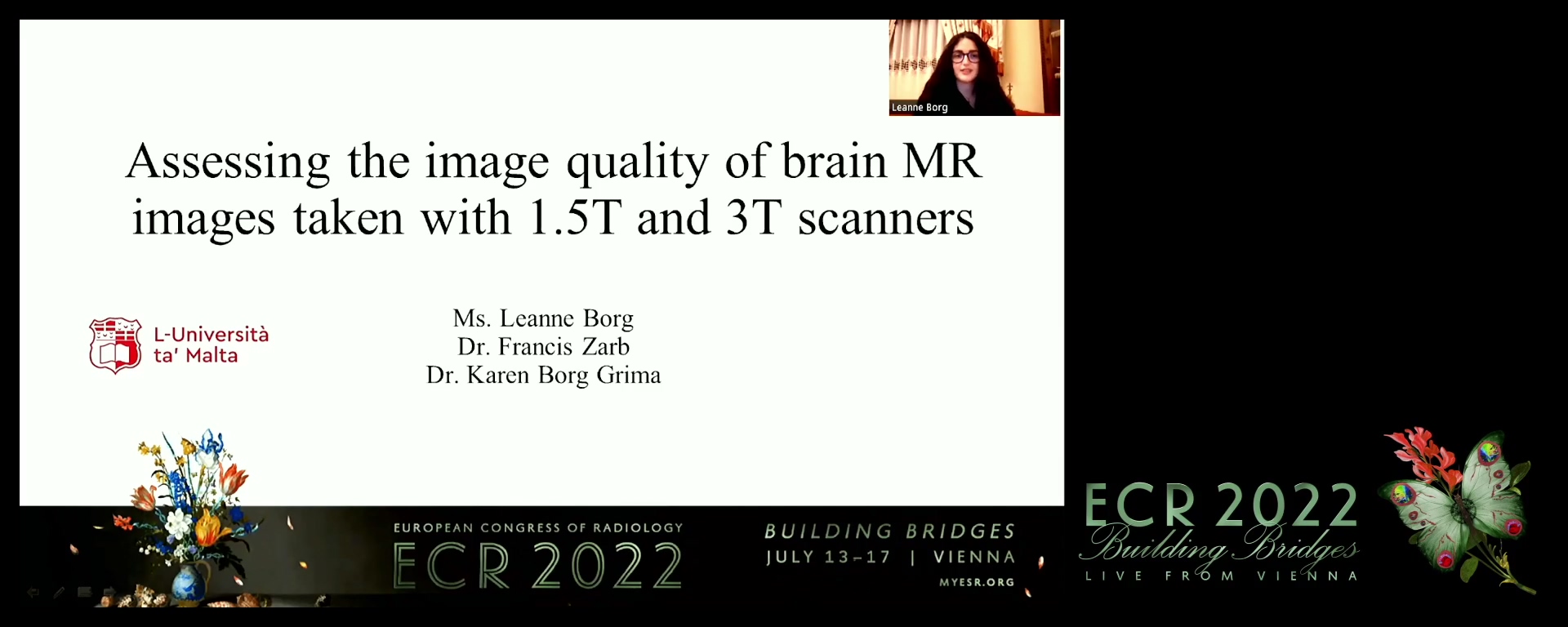 Assessing the image quality of brain MR images taken with 1.5T and 3T scanners - Leanne Borg, Mtarfa / MT