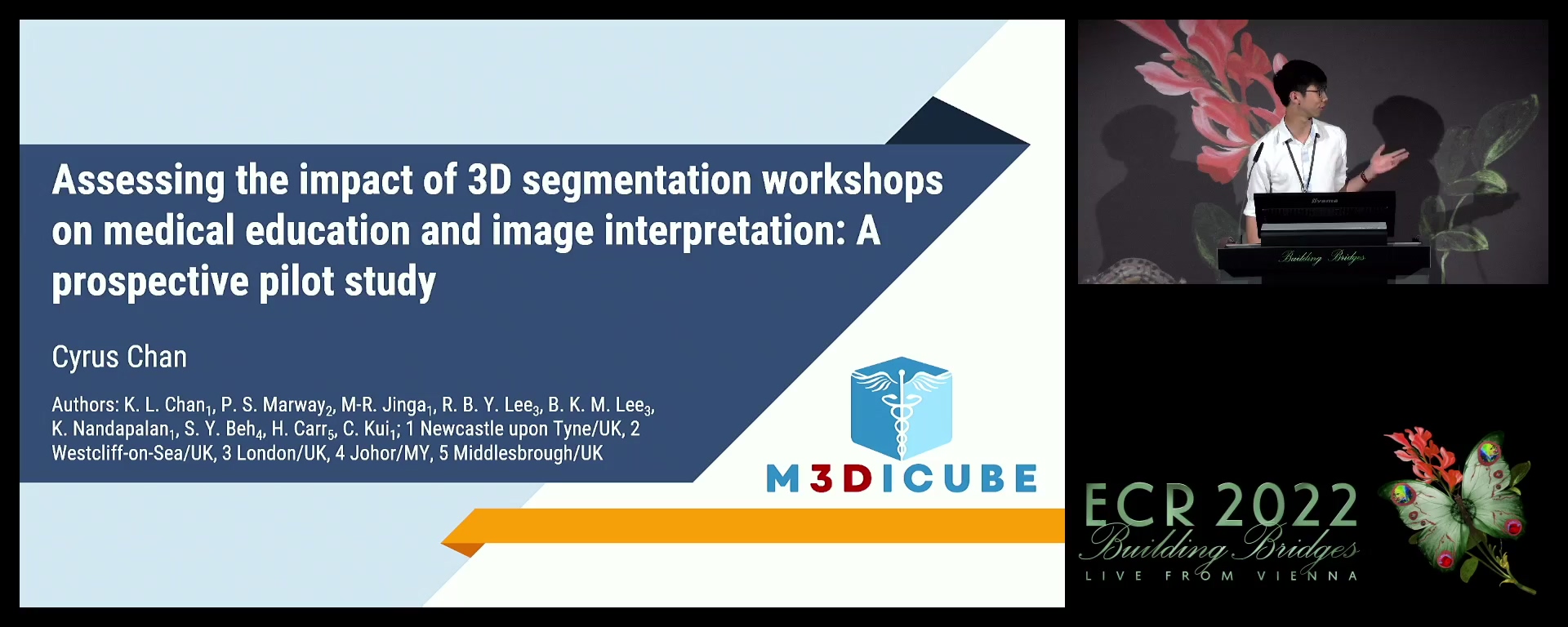Assessing the impact of 3D segmentation workshops on medical education and image interpretation: A prospective pilot study - Kai Lok Chan, Newcastle upon Tyne / UK