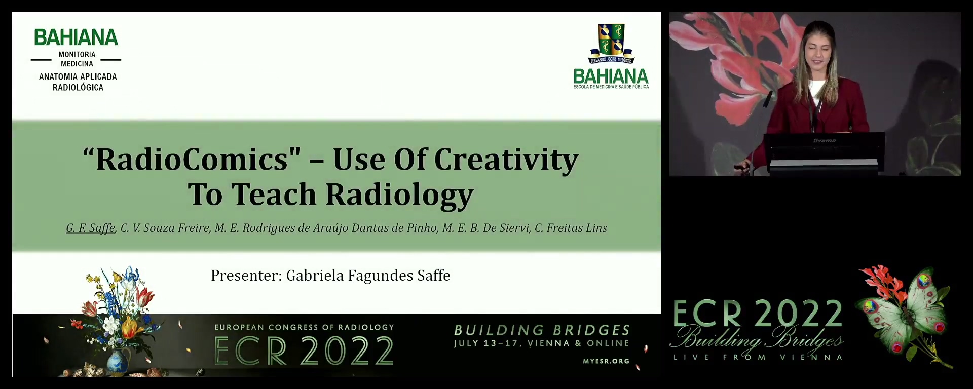 “RadioComics" – Use Of Creativity To Teach Radiology - Gabriela Saffe, Salvador / BR