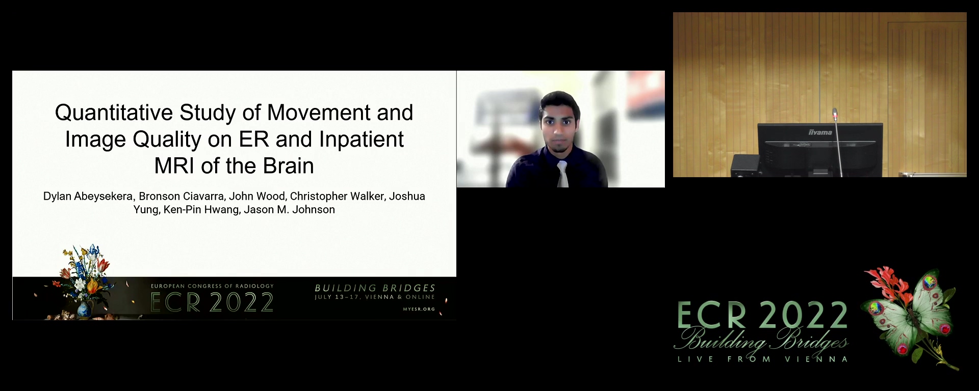 Quantitative study of movement and image quality on ER and inpatient MRI of the brain - Dylan Abeysekera, Houston / US