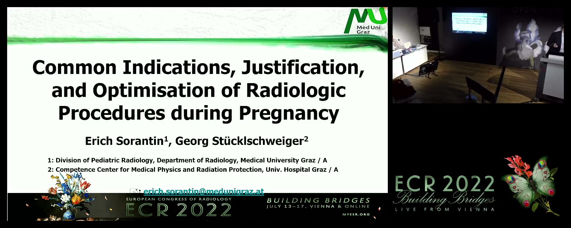 Common indications, justification, and optimisation of radiologic procedures during pregnancy