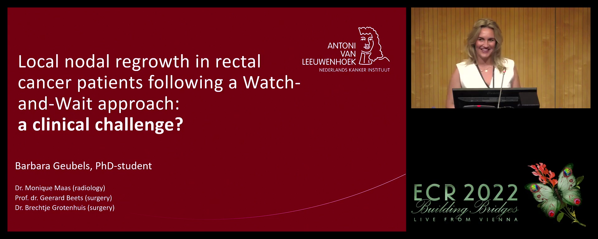 Locoregional nodal regrowth in rectal cancer patients following a Watch-and-Wait approach: a clinical challenge? - Barbara Geubels, Amsterdam / NL