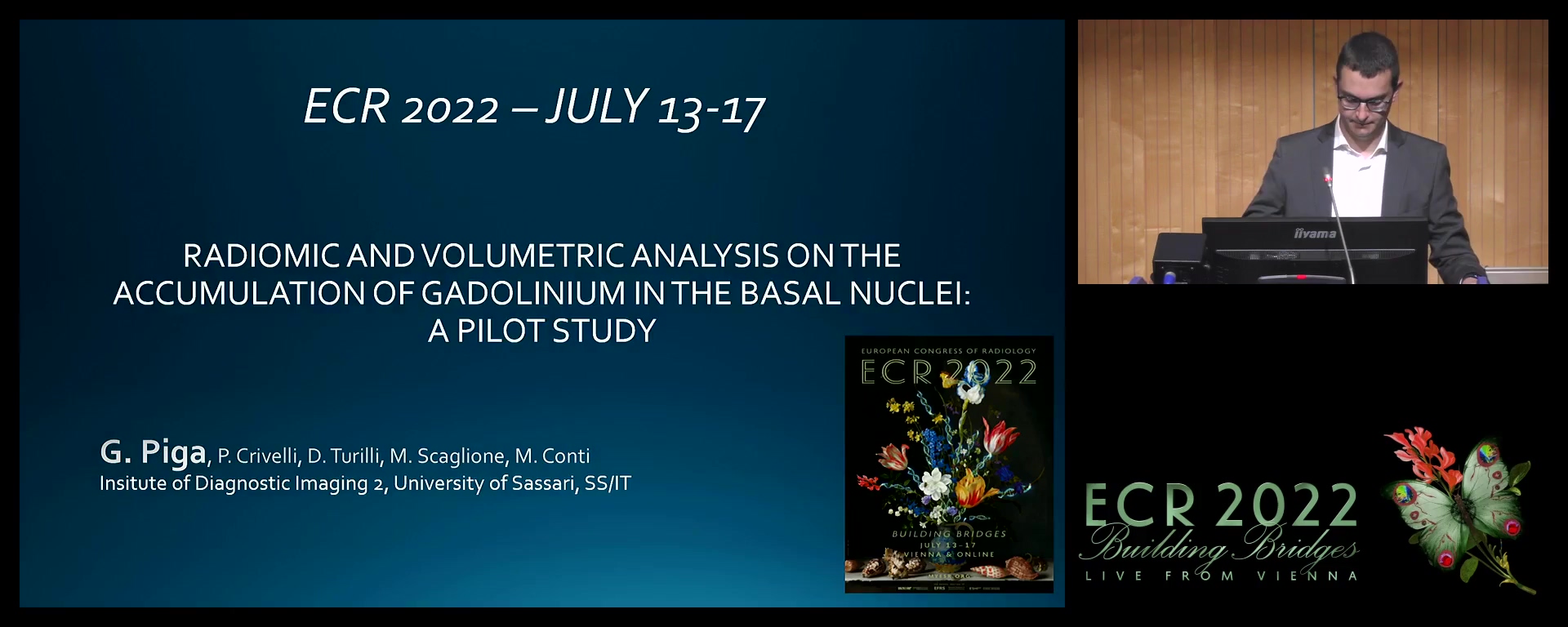 Radiomic and volumetric analysis on the accumulation of gadolinium in the basal nuclei: a pilot study