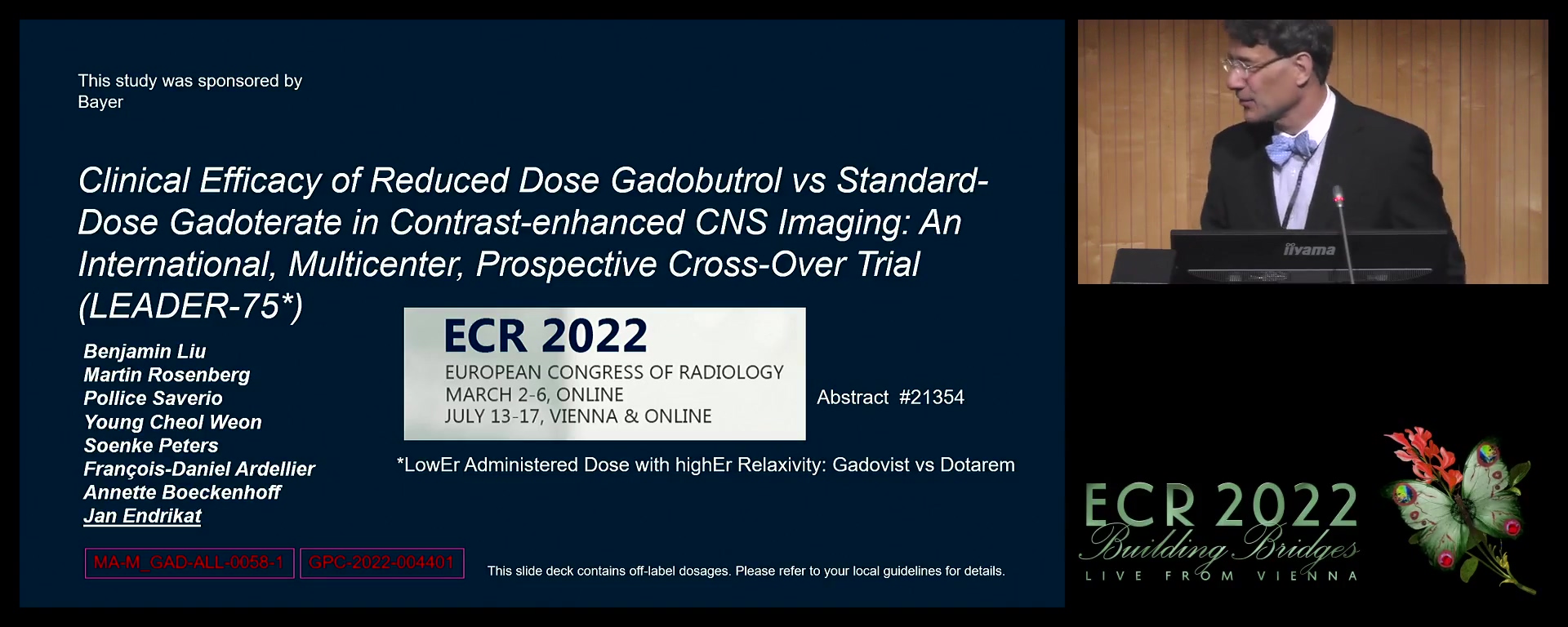 Clinical efficacy of reduced-dose gadobutrol vs standard-dose gadoterate in contrast-enhanced CNS imaging: an international, multicentre, prospective, cross-over trial (LEADER-75)