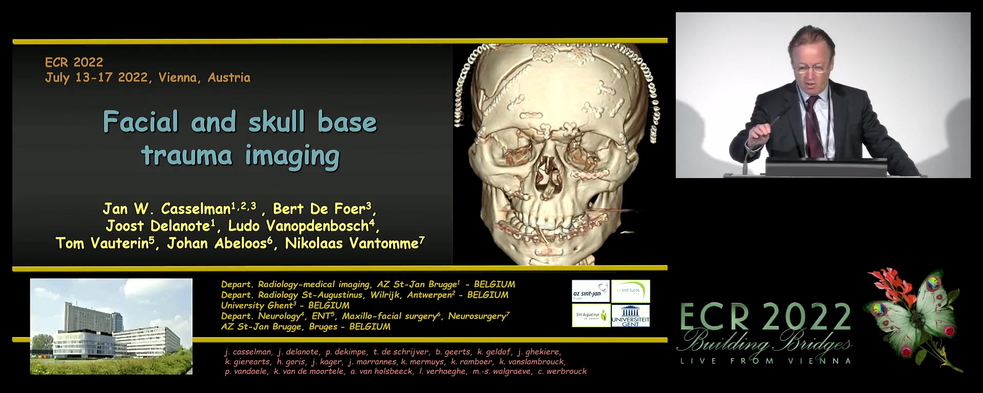 Facial and skull base trauma imaging