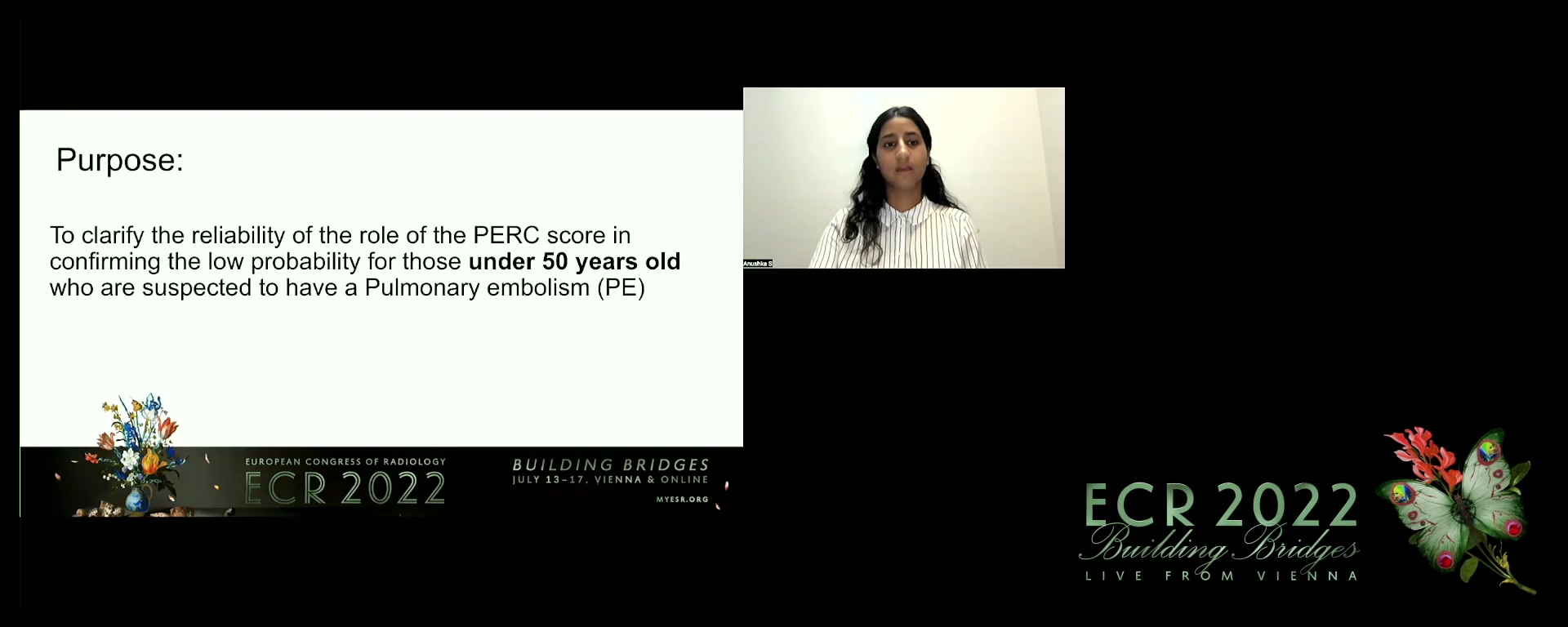 PERC criteria: does it reliably exclude the diagnosis of a pulmonary embolism? - Anushka Sathiyakeerthy, London / UK