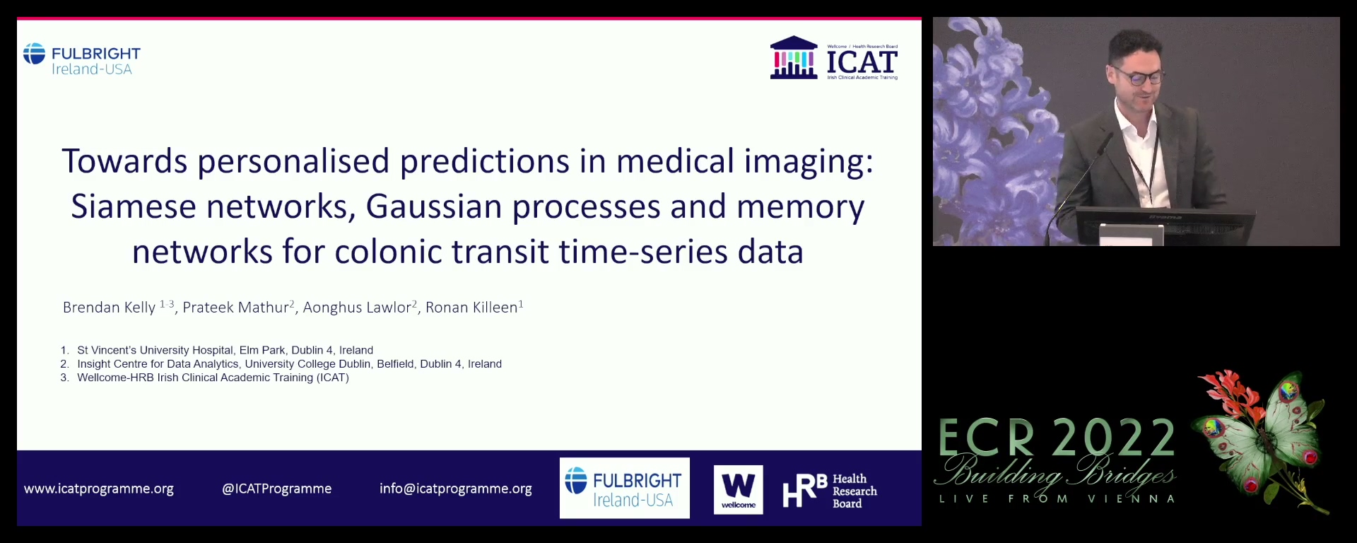 Towards personalised predictions in medical imaging: Siamese networks, Gaussian processes and memory networks for colonic transit time-series data - Brendan Kelly, Dublin / IE