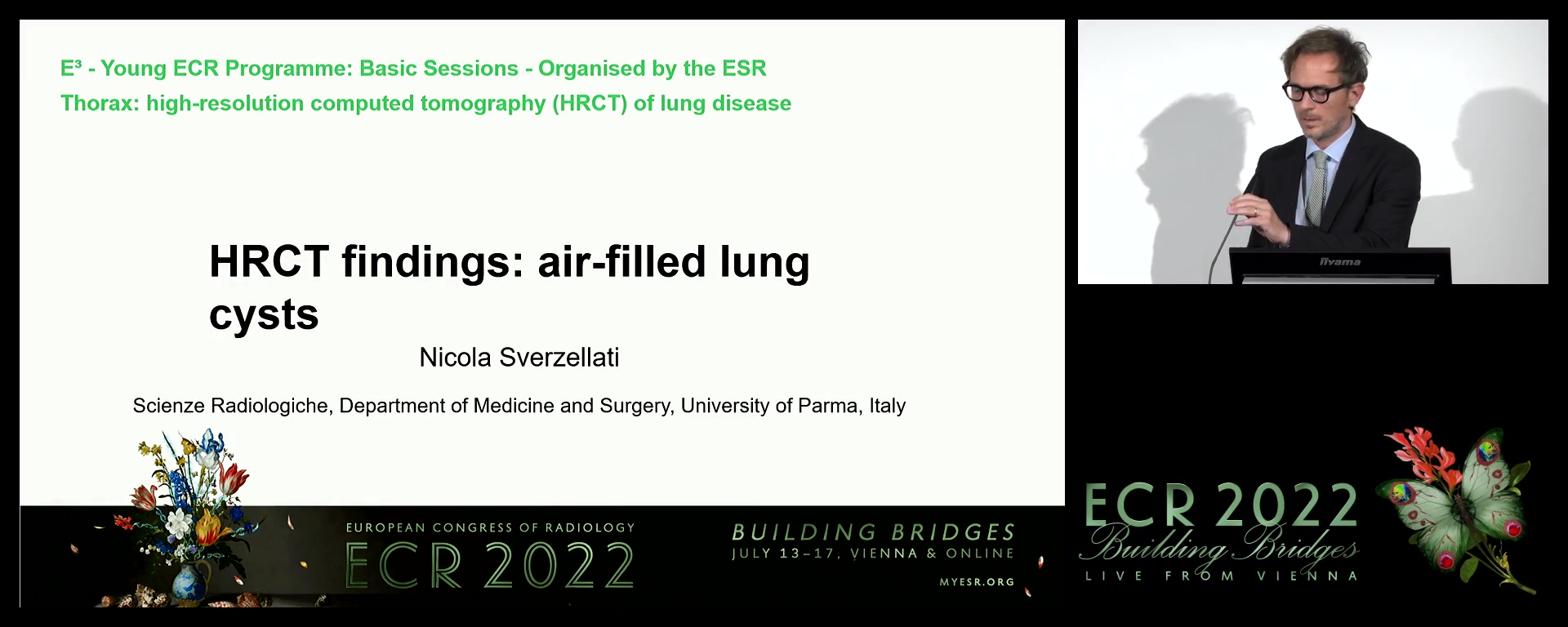 HRCT findings: air-filled lung cysts - Nicola Sverzellati, Parma / IT