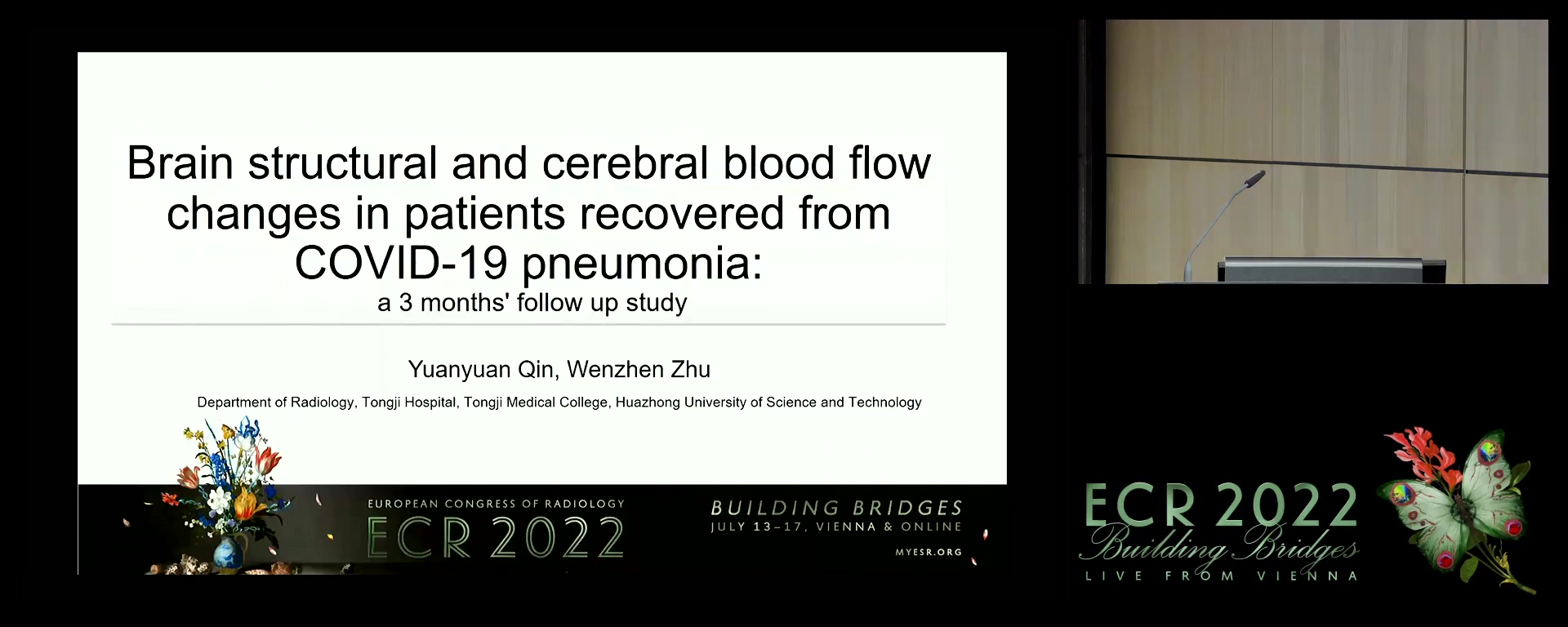 Brain structural and cerebral blood flow changes in patients recovered from COVID-19 pneumonia: a 3 months' follow up study