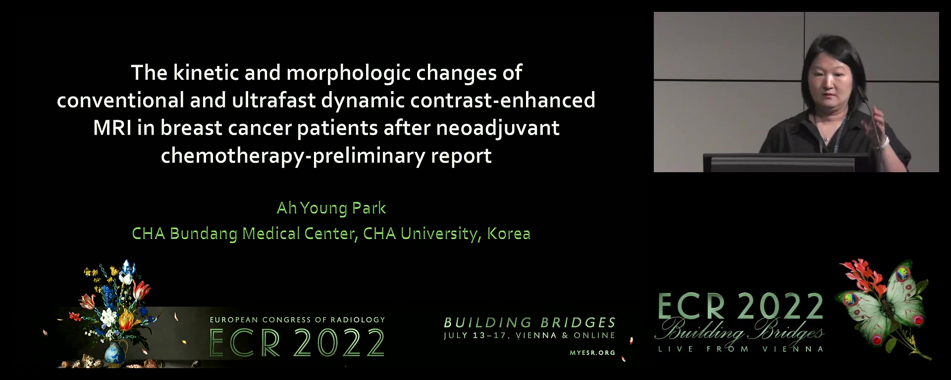 The kinetic and morphologic changes of conventional and ultrafast dynamic contrast-enhanced MRI in breast cancer patients after neoadjuvant chemotherapy-preliminary report - Ah Young Park, Seongnam-si / KR