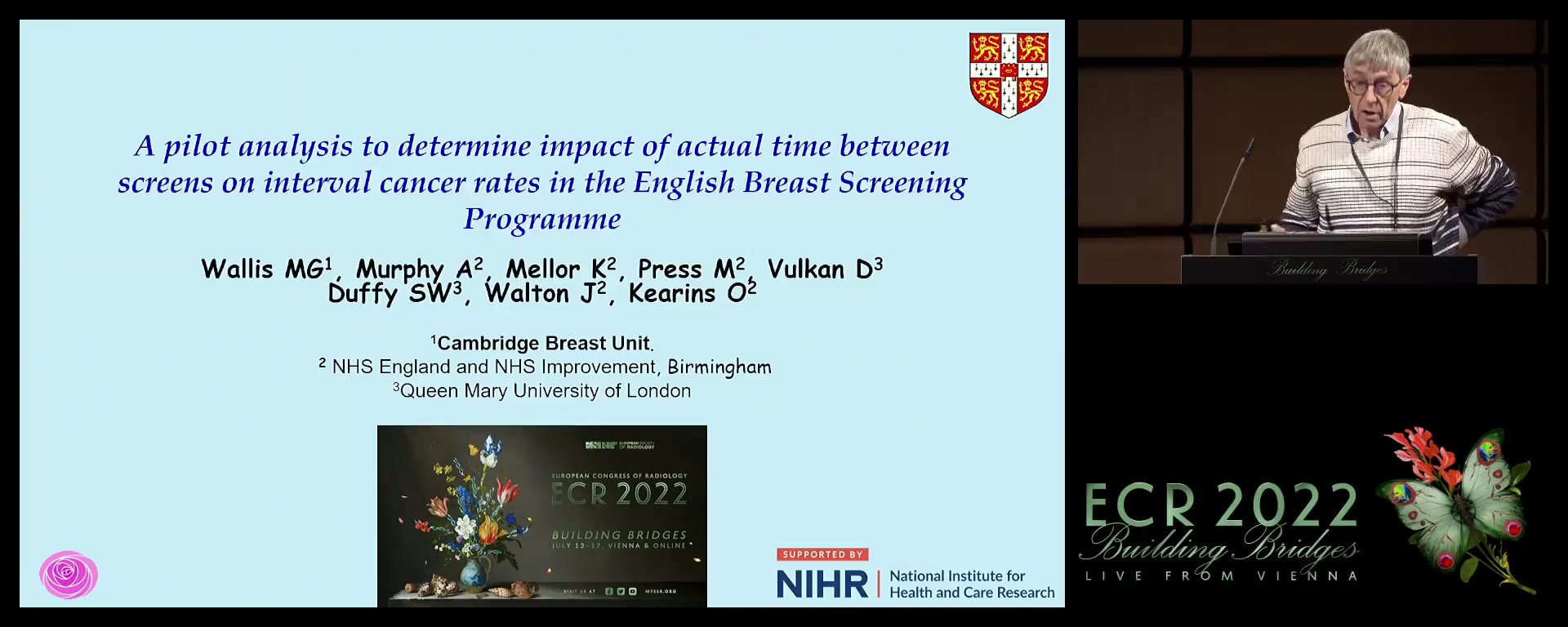 A pilot analysis to determine impact of actual time between screens on interval cancer rates in the English Breast Screening Programme