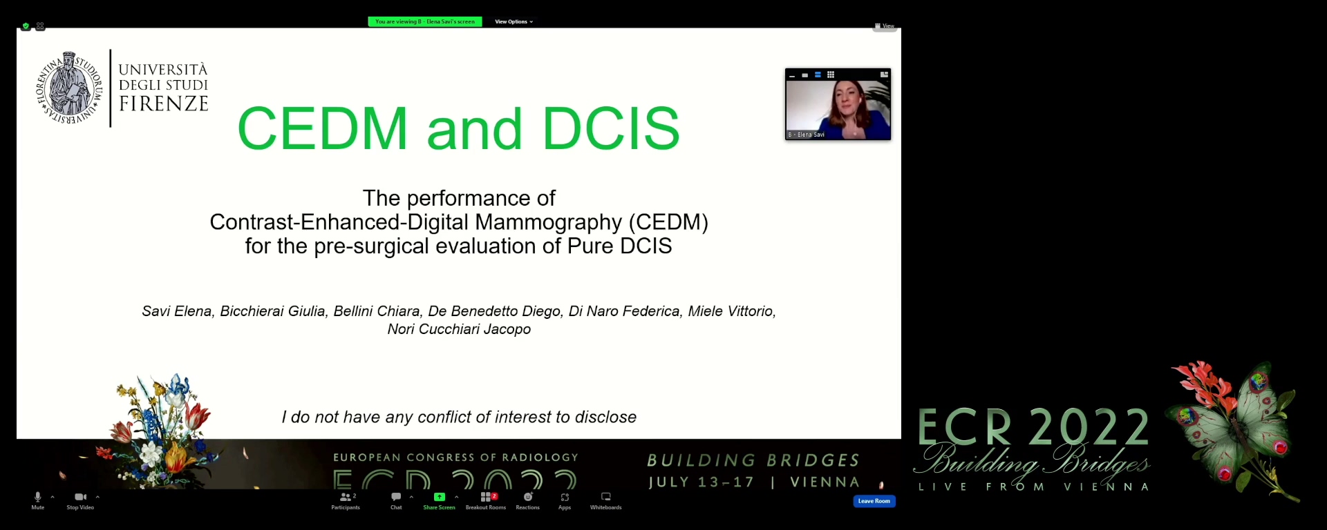 The CEDM performance in the presurgical evaluation of DCIS