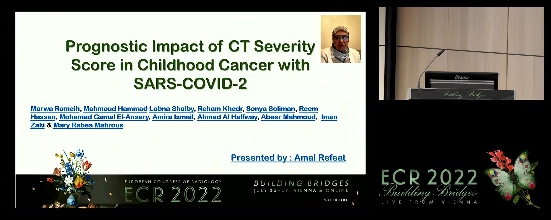 Prognostic impact of CT severity score in childhood cancer with SARS-CoV-2 - Amal Refaat, Cairo / EG