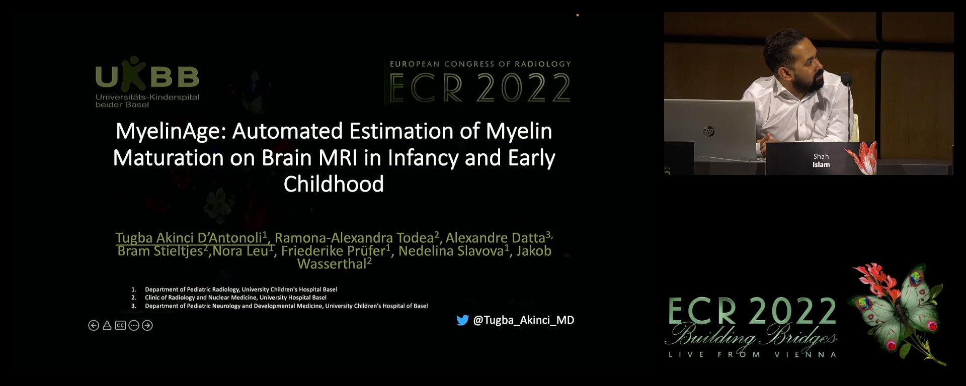 Myelin age: automated estimation of myelin maturation on brain MRIs in infancy and early childhood - Tuğba Akıncı D'Antonoli, Basel / CH