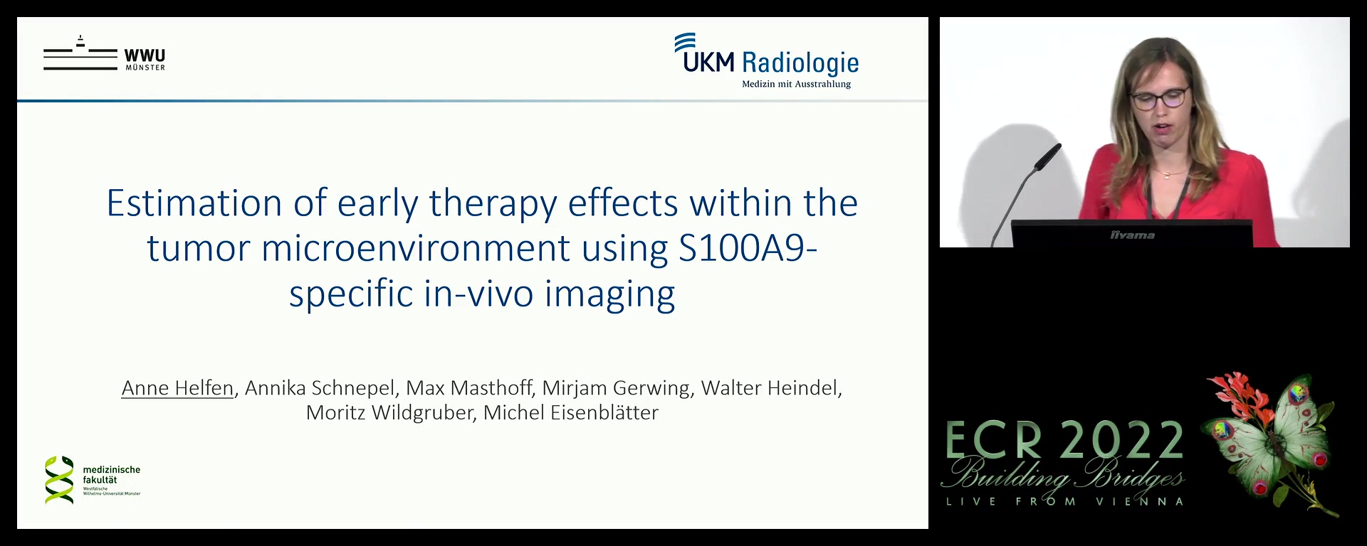 Estimation of early therapy effects within the tumour microenvironment using S100A9-specific in-vivo imaging - Anne Helfen, Münster / DE