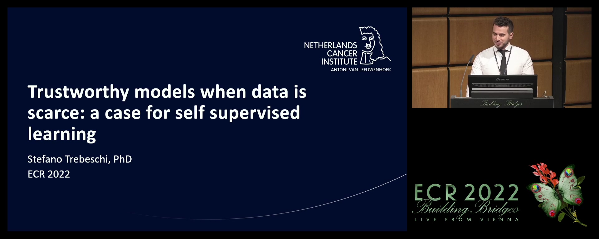 Trustworthy models when data is scarce: a case for self supervised learning - Stefano Trebeschi, Amsterdam / NL