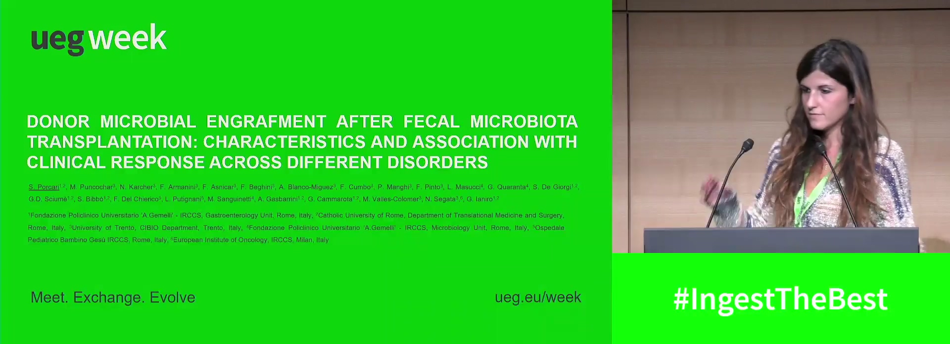 DONOR MICROBIAL ENGRAFMENT AFTER FECAL MICROBIOTA TRANSPLANTATION: CHARACTERISTICS AND ASSOCIATION WITH CLINICAL RESPONSE ACROSS DIFFERENT DISORDERS
