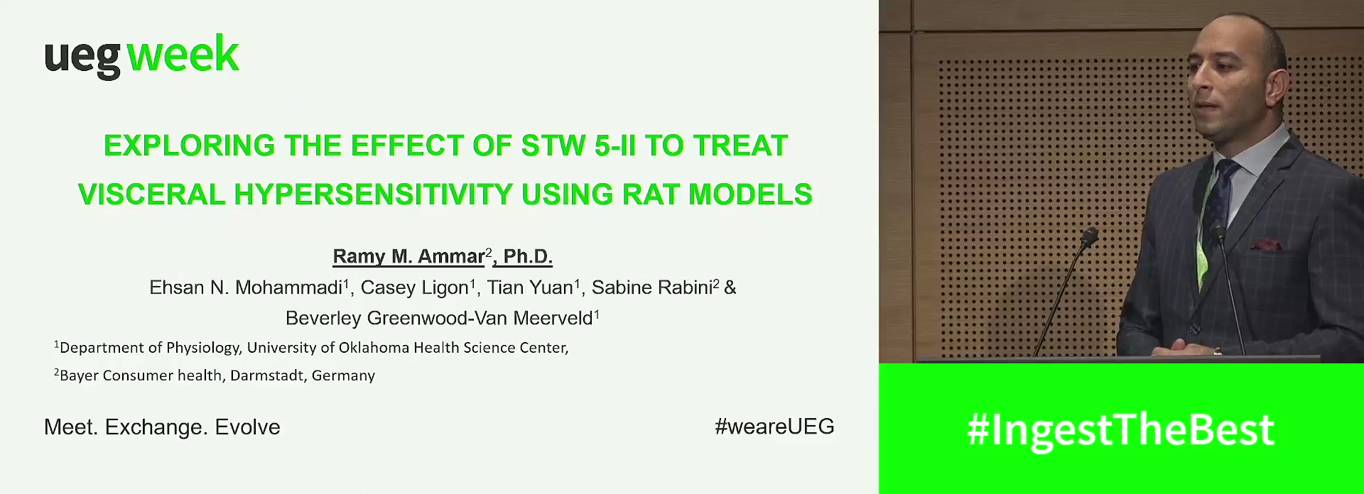 EXPLORING THE EFFECT OF STW 5-II TO TREAT VISCERAL HYPERSENSITIVITY USING RAT MODELS
