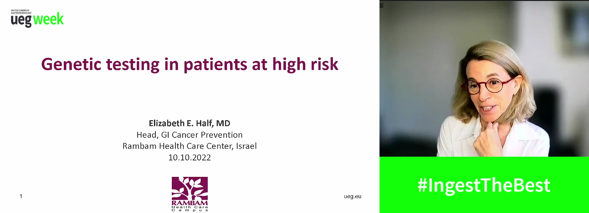 Genetic testing in patients at high risk