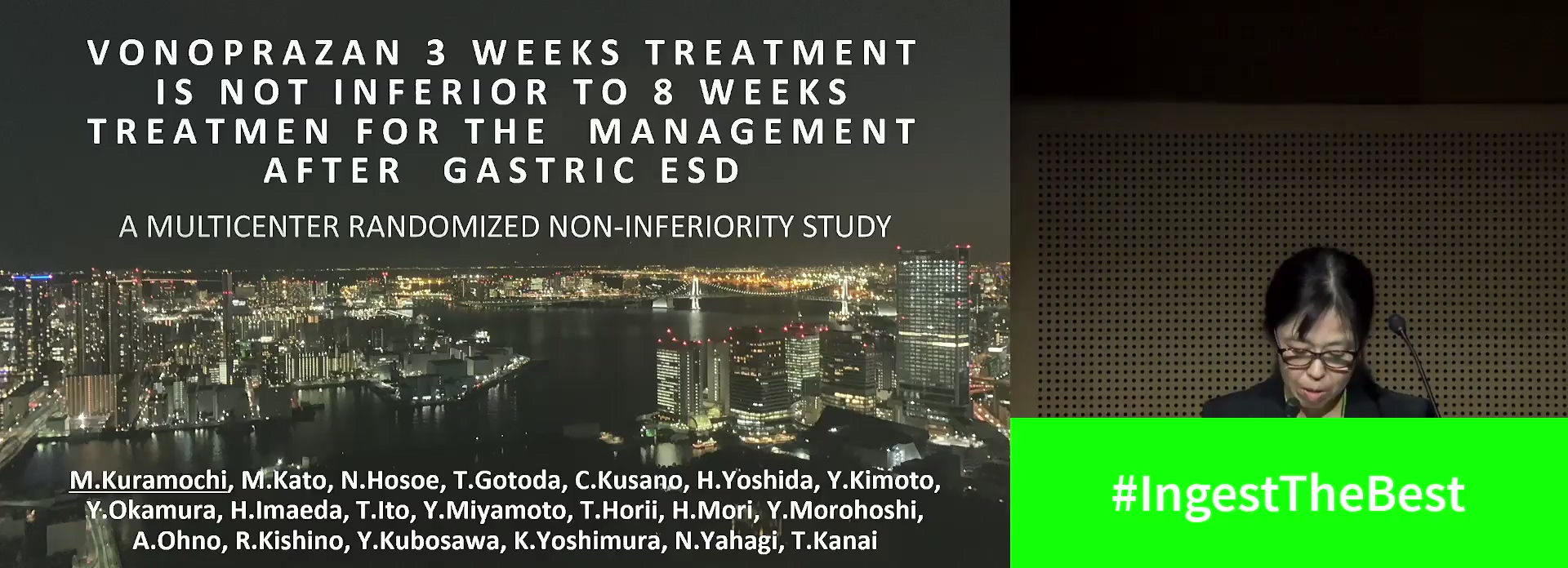VONOPRAZAN 3 WEEKS TREATMENT IS NOT INFERIOR TO 8 WEEKS TREATMENT FOR THE MANAGEMENT AFTER GASTRIC ESD: A MULTICENTER RANDOMIZED NON-INFERIORITY STUDY