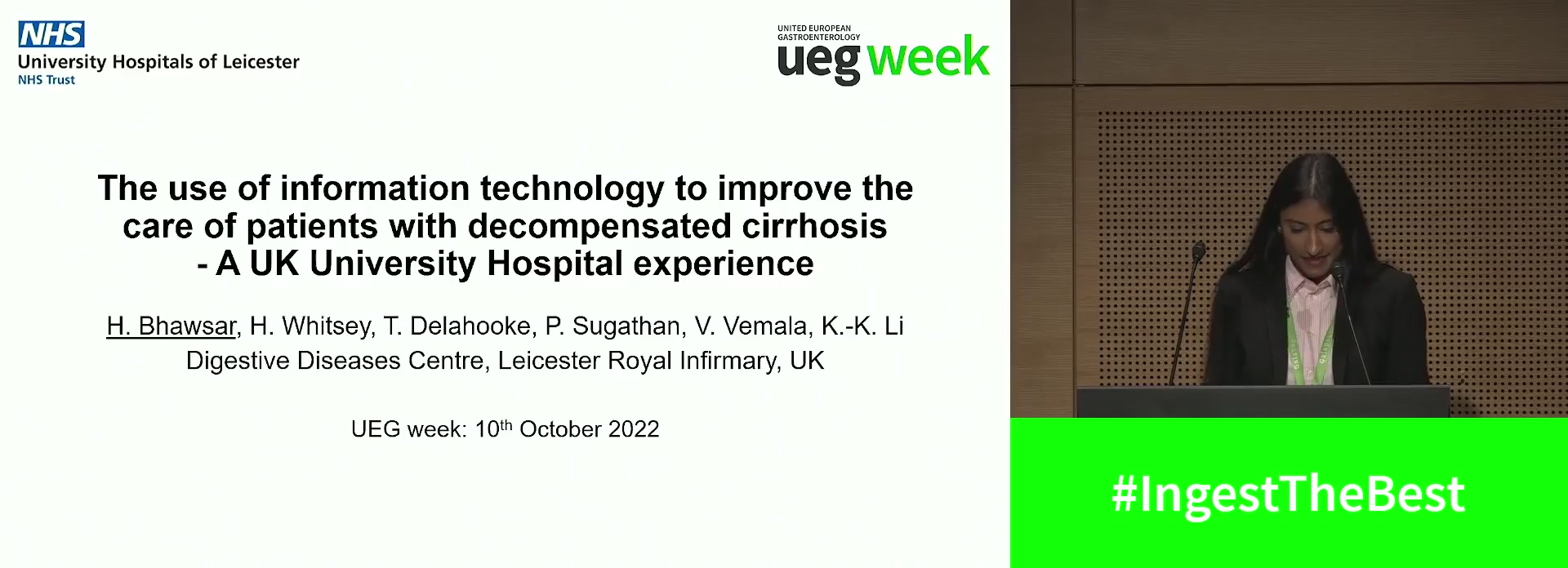 THE USE OF INFORMATION TECHNOLOGY TO IMPROVE THE CARE OF PATIENTS WITH DECOMPENSATED CIRRHOSIS - A UK UNIVERSITY HOSPITAL EXPERIENCE