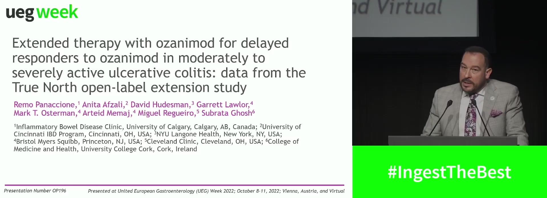 EXTENDED THERAPY WITH OZANIMOD FOR DELAYED RESPONDERS TO OZANIMOD IN MODERATELY TO SEVERELY ACTIVE ULCERATIVE COLITIS: DATA FROM THE TRUE NORTH OPEN-LABEL EXTENSION STUDY