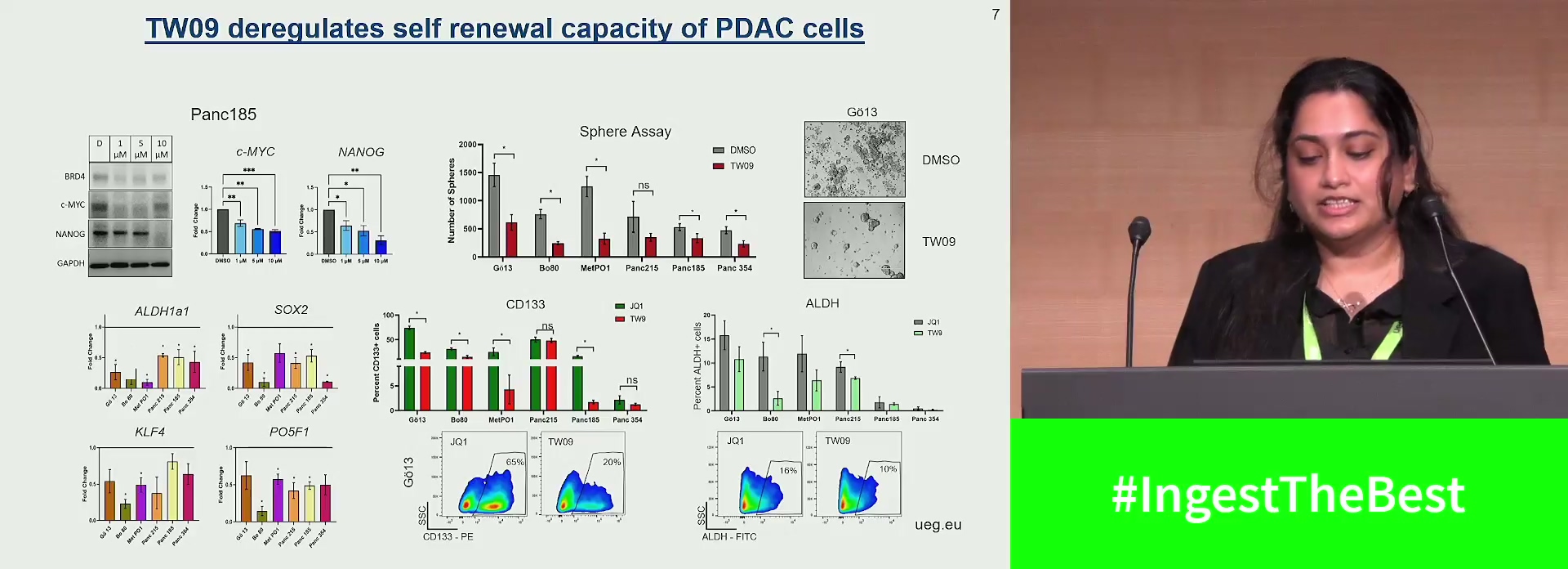 SELECTIVE ELIMINATION OF CD133+ CANCER STEM CELLS AS THERAPY FOR PDAC USING NOVELDUAL BET/HDAC INHIBITOR TW09