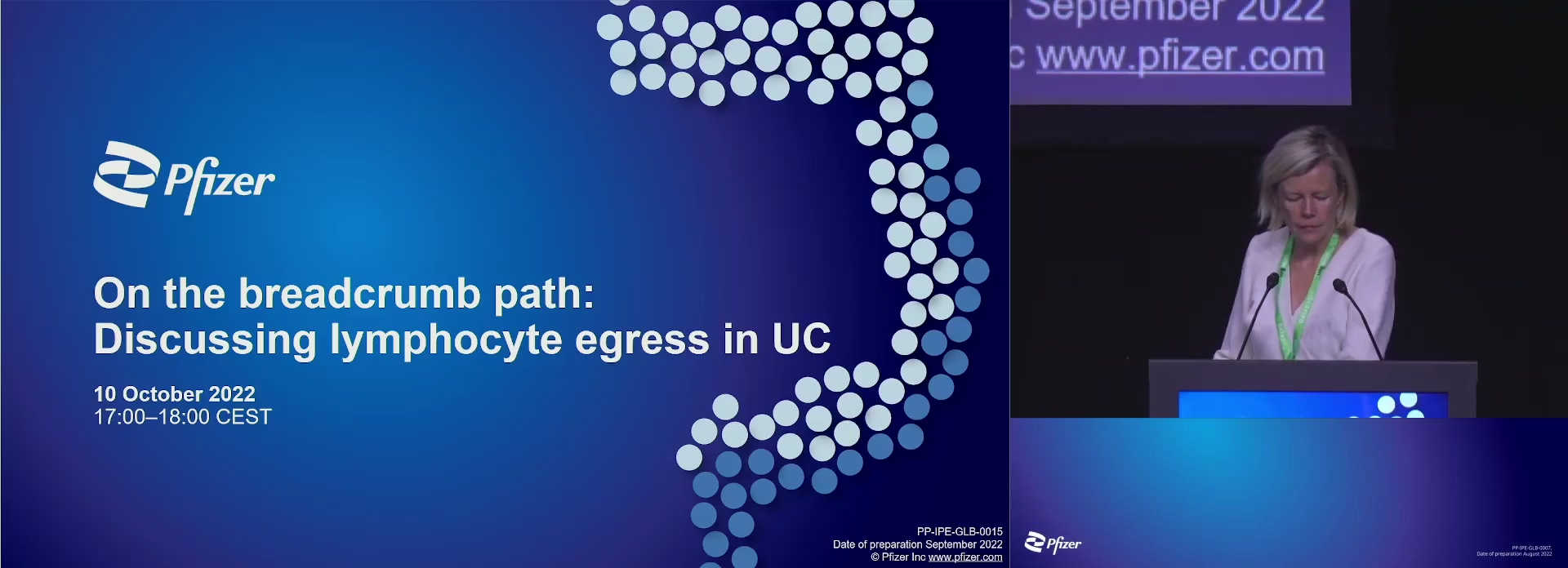 On the breadcrumb path – discussing lymphocyte egress in UC (Pfizer INC)