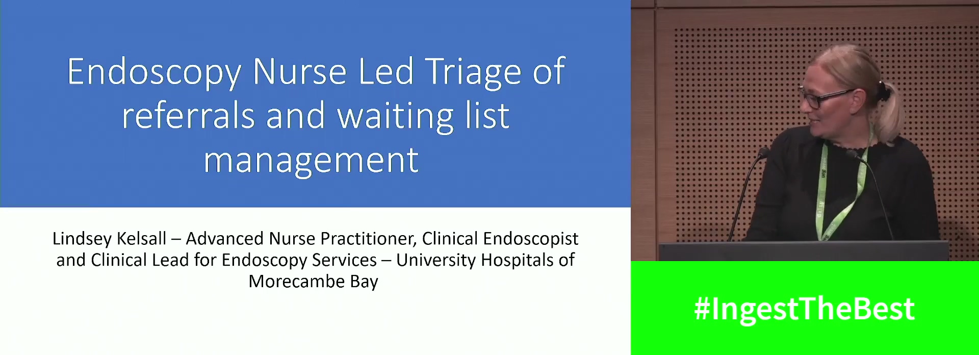 Endoscopy nurse led triage of referrals and waiting list management