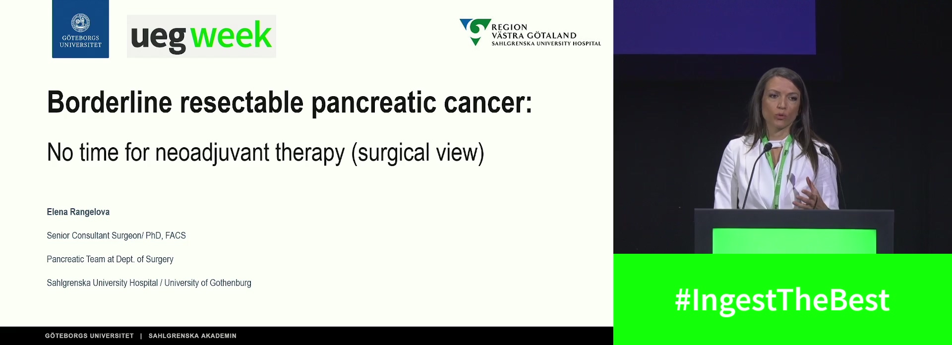 Borderline resectable pancreatic cancer: No time for neoadjuvant treatment (surgical view) / Prime time for neoadjuvant treatment (oncologist view)