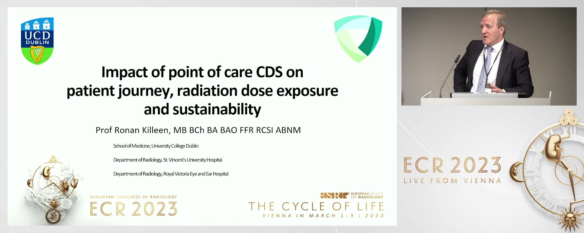 Impact of point of care CDS on patient journey, radiation dose exposure and sustainability - Ronan P Killeen, Dublin / IE