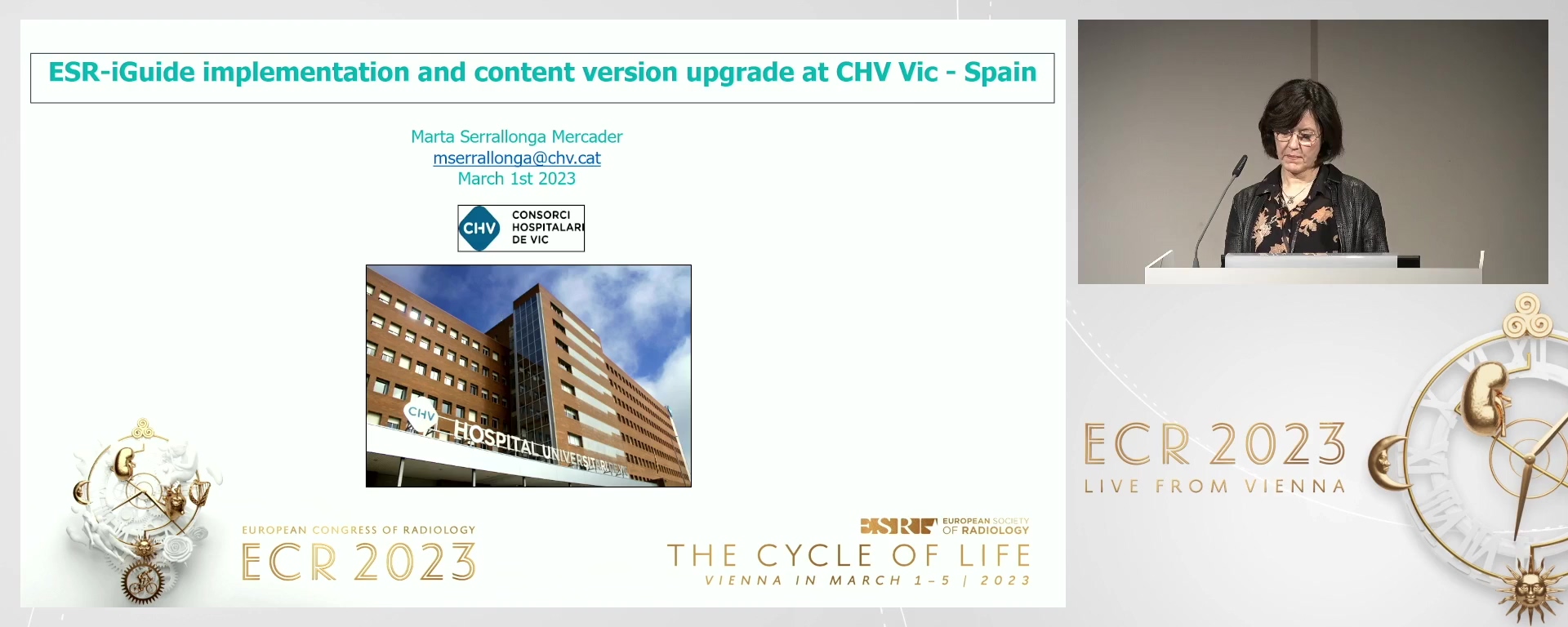ESR iGuide implementation and content version upgrade at CV Vic in Spain - Marta  Serrallonga Mercader, Vic / ES