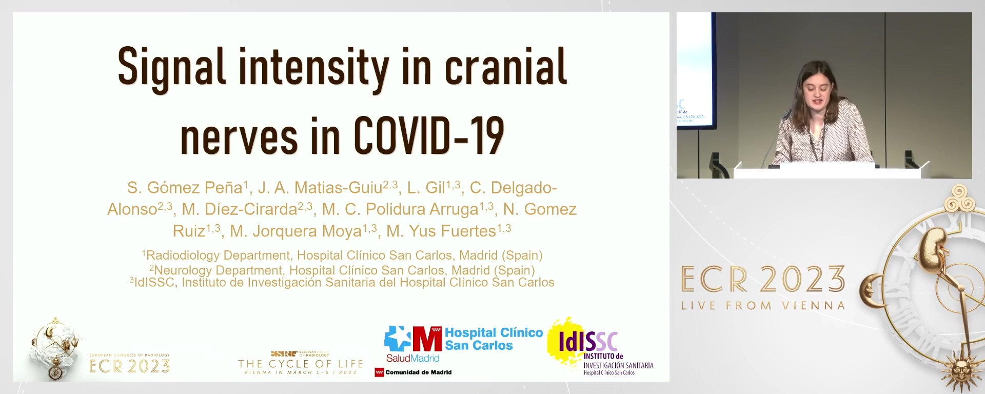 Signal intensity in cranial nerves in COVID-19