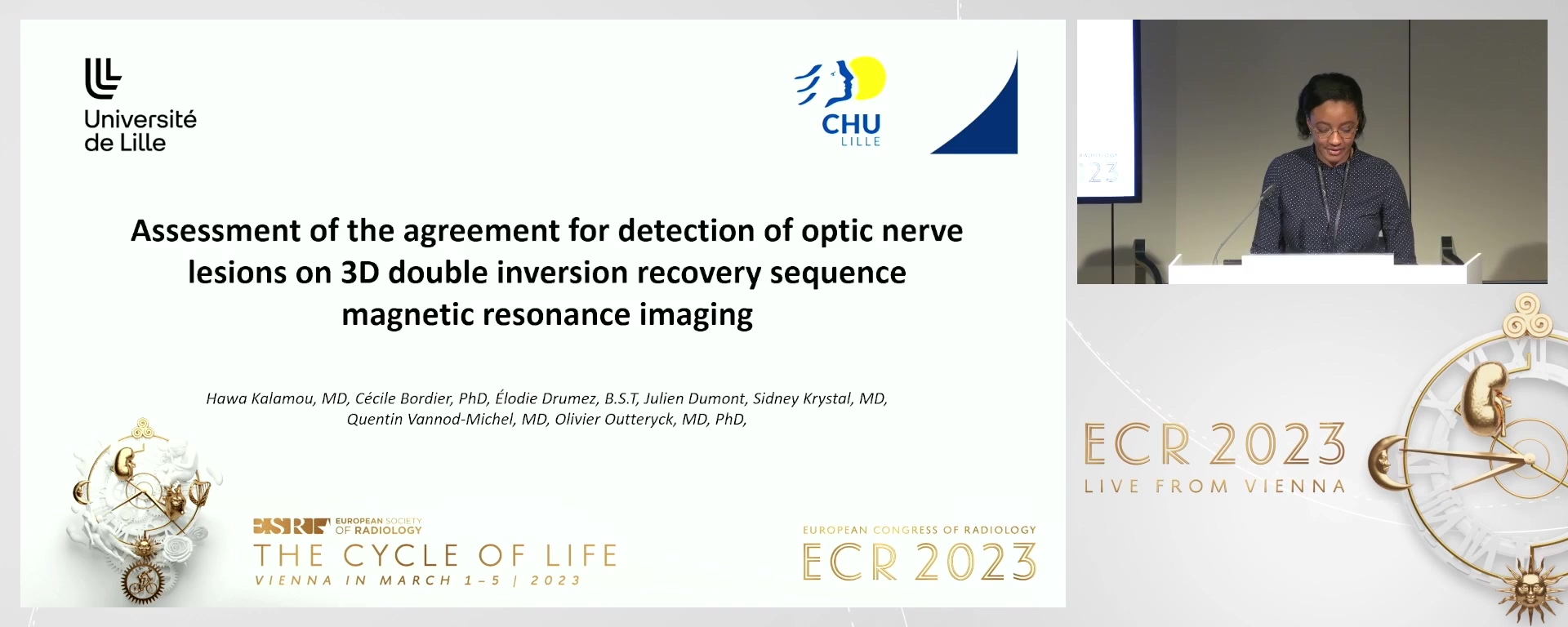 Assessment of the agreement for detection of optic nerve lesions on 3D double inversion recovery sequence magnetic resonance imaging