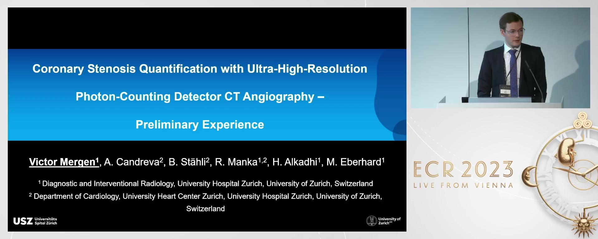 Coronary stenosis quantification with ultra-high-resolution photon-counting detector CT angiography: preliminary experience