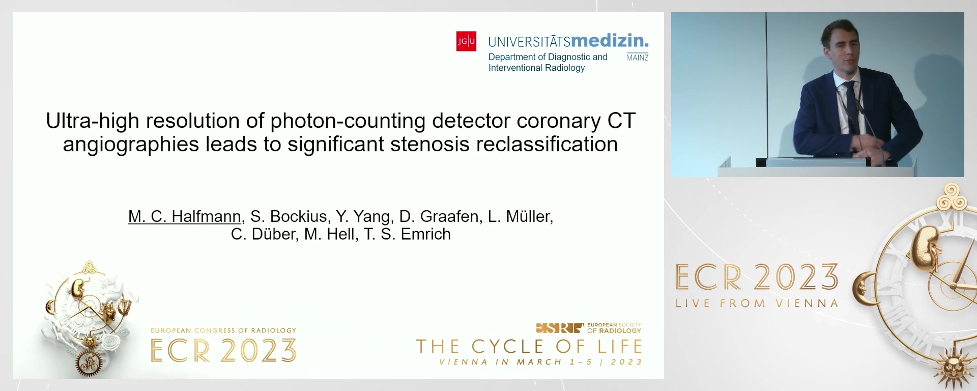 Ultra-high resolution in photon-counting detector coronary CT angiographies leads to significant stenosis reclassification