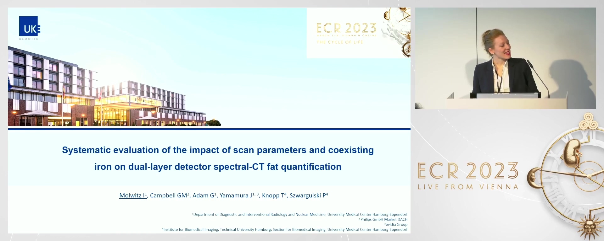 Systematic evaluation of the impact of scan parameters and coexisting iron on dual-layer detector spectral-CT fat quantification