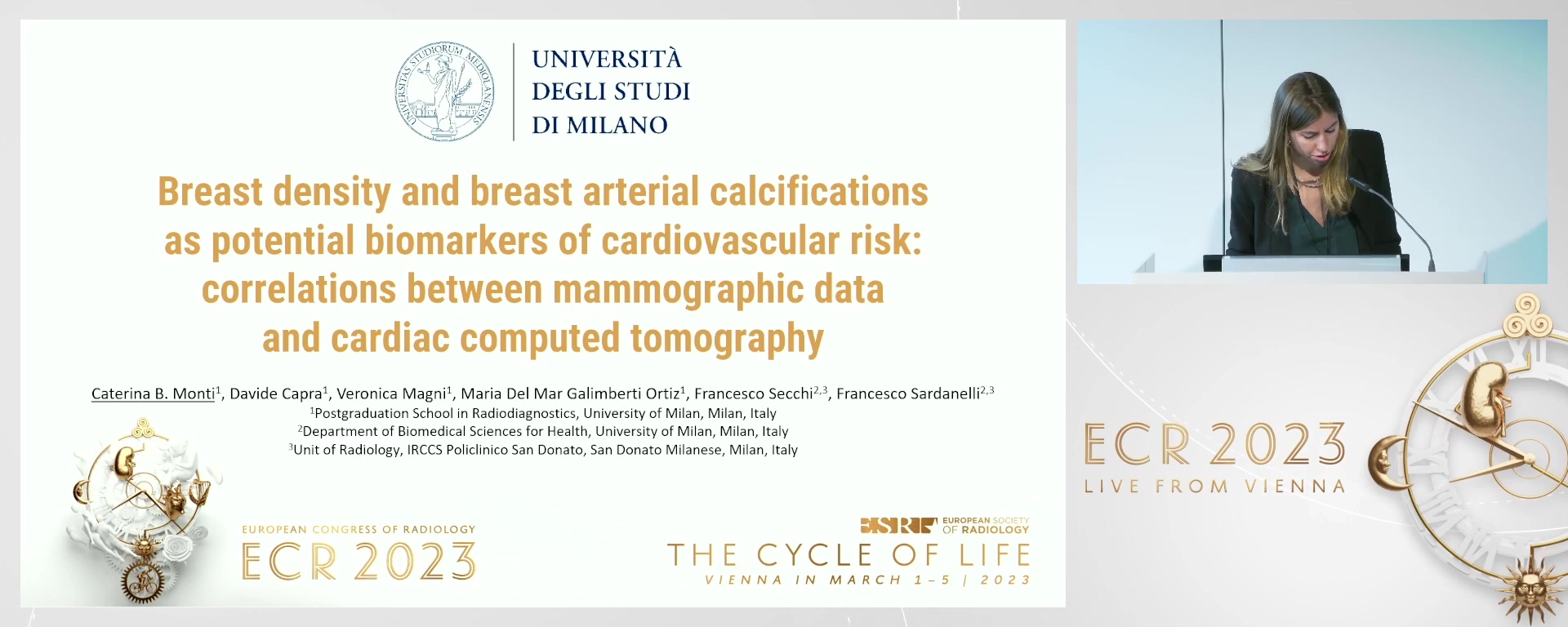 Breast density and breast arterial calcifications as potential biomarkers of cardiovascular risk: correlations between mammographic data and cardiac computed tomography