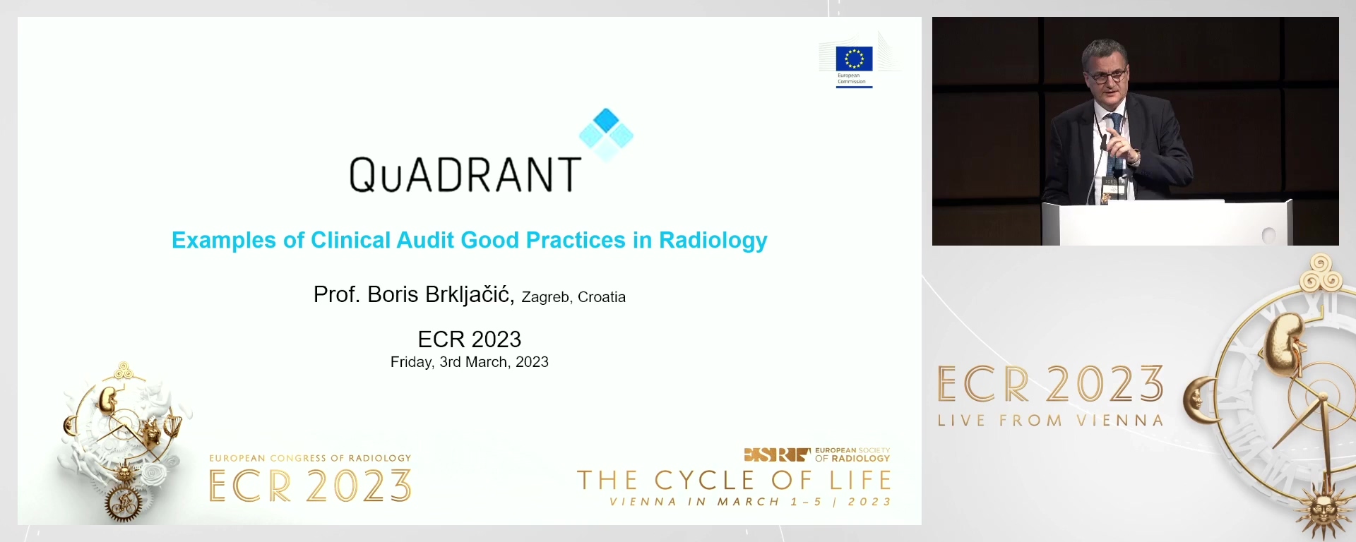 QUADRANT: examples of clinical audit good practices in radiology - Boris Brkljačić, Zagreb / HR