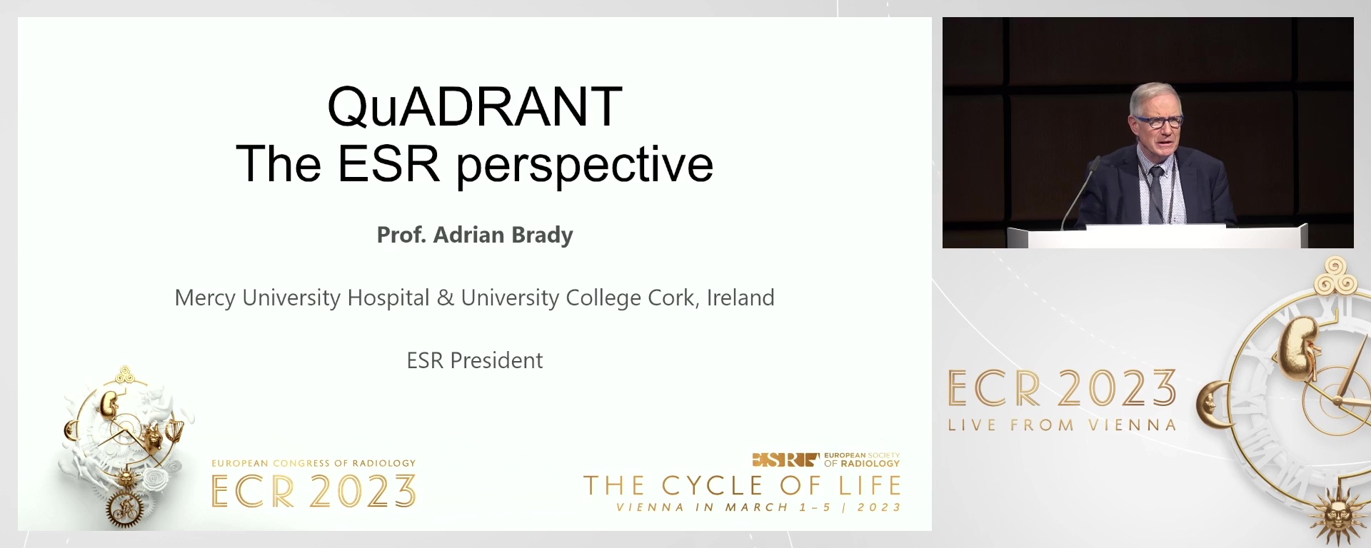 The ESR perspective - Adrian Brady, Cork / IE