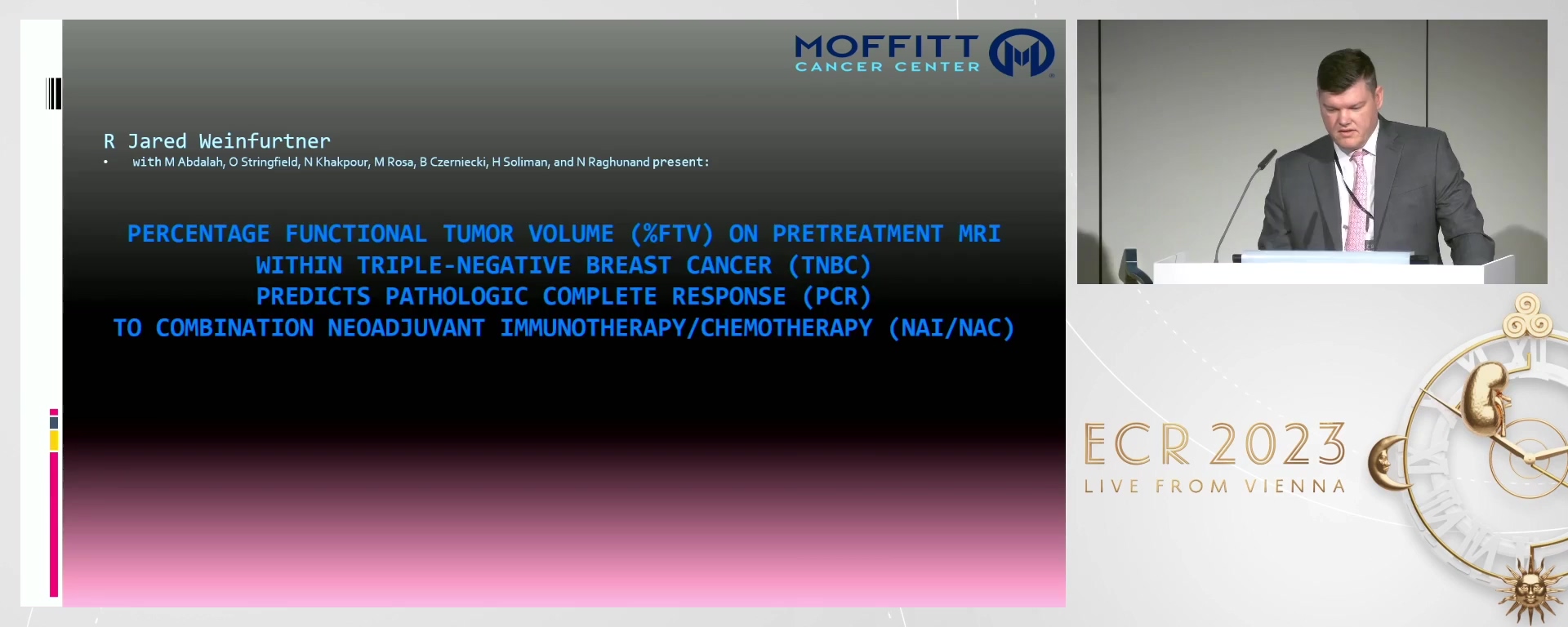 Percentage functional tumour volume on pretreatment MRI within triple-negative breast cancer predicts pathologic complete response to combination neoadjuvant immunotherapy and chemotherapy