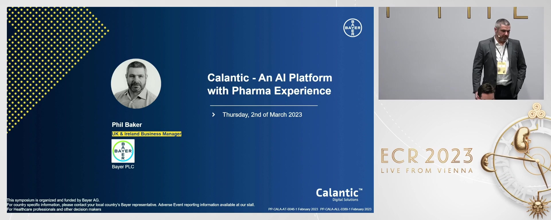 Calantic - An AI platform with Pharma experience - Philip BakerUK