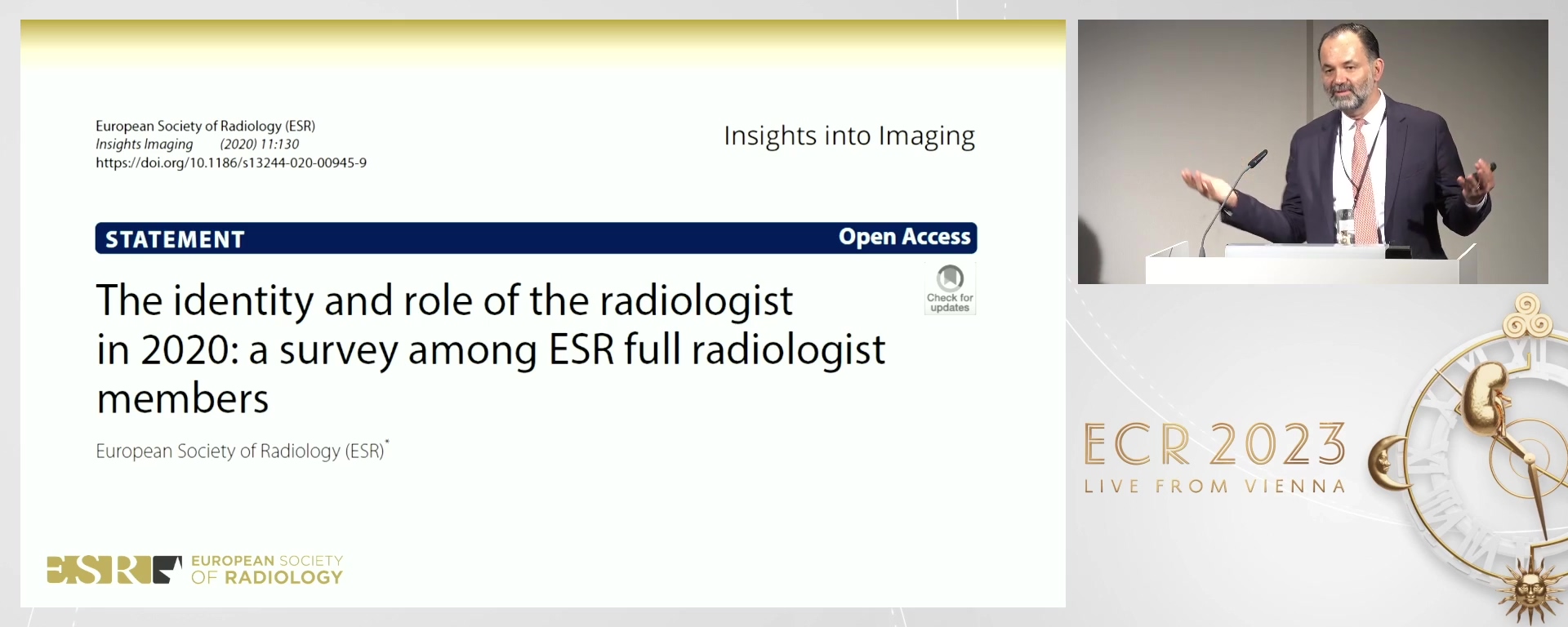 Why Be accepted is important: the radiologist's experience