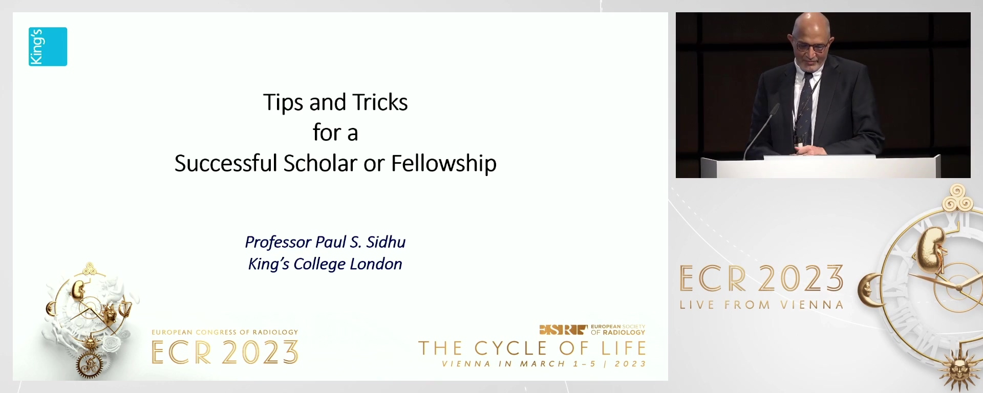 Tips and tricks for a successful scholar-/fellowship - Paul S.  Sidhu, London / UK